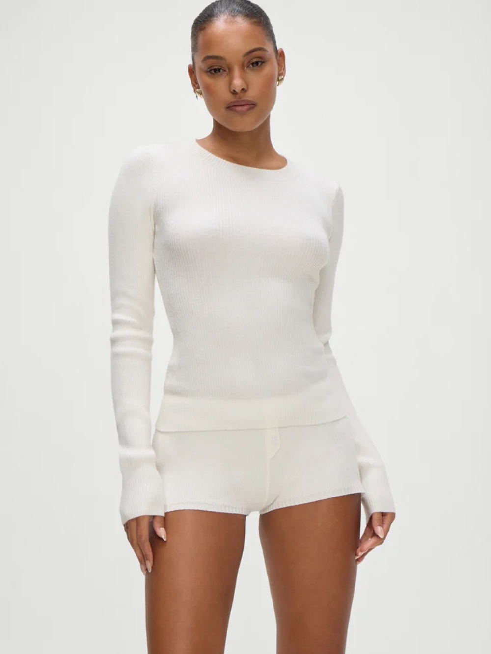Frankie’s Bikinis Riley knit ribbed sweater size small NWT
